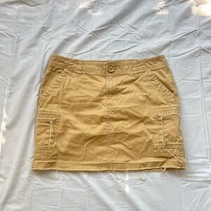 Cargo mini skirt